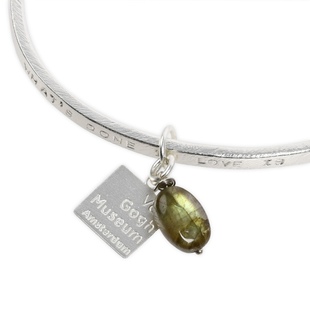 LOVE 欧洲旅游 手工涂银手镯 梵高语录 预定 梵高博物馆纪念品