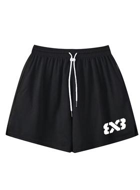 VIRUS正品假一赔三3X3 2025SS 透气美式阔腿运动短裤