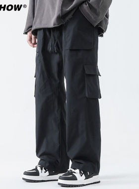VIISHOW机能工装裤男大尺