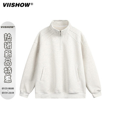 VIISHOW覆古日系纯色半拉