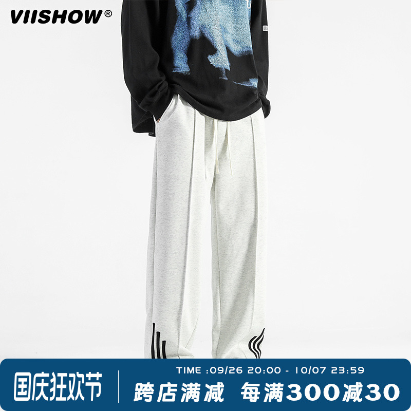 VIISHOW复古潮牌直筒纯色