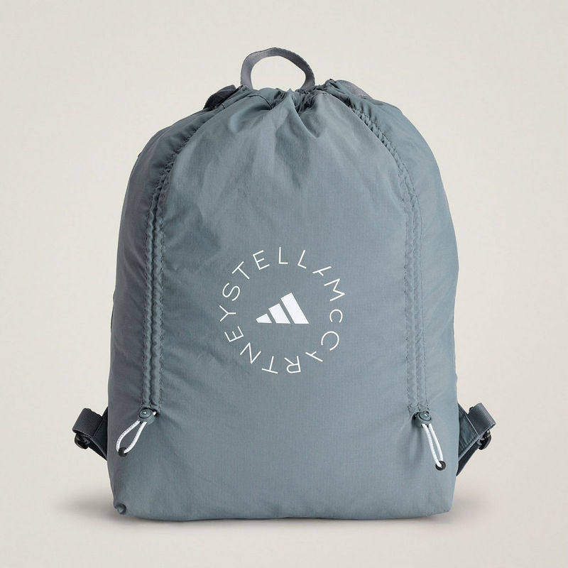 adidas女子抽绳拉链水桶双肩包