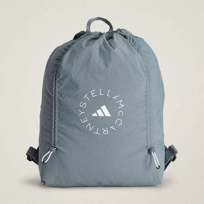 adidas女子抽绳拉链水桶双肩包