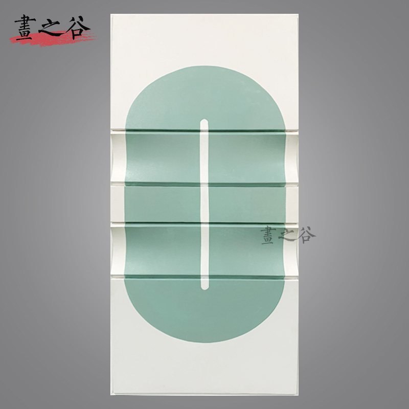 立体纯手绘时尚风客厅沙发装饰画