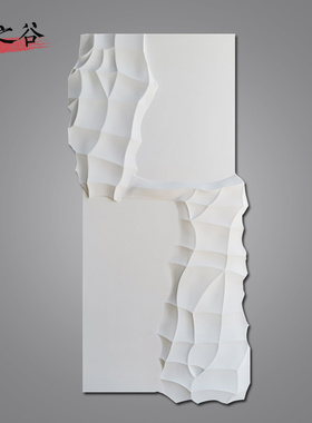 现代轻奢沙发背景墙床头装置立体木雕实物画挂画酒店艺术装饰画
