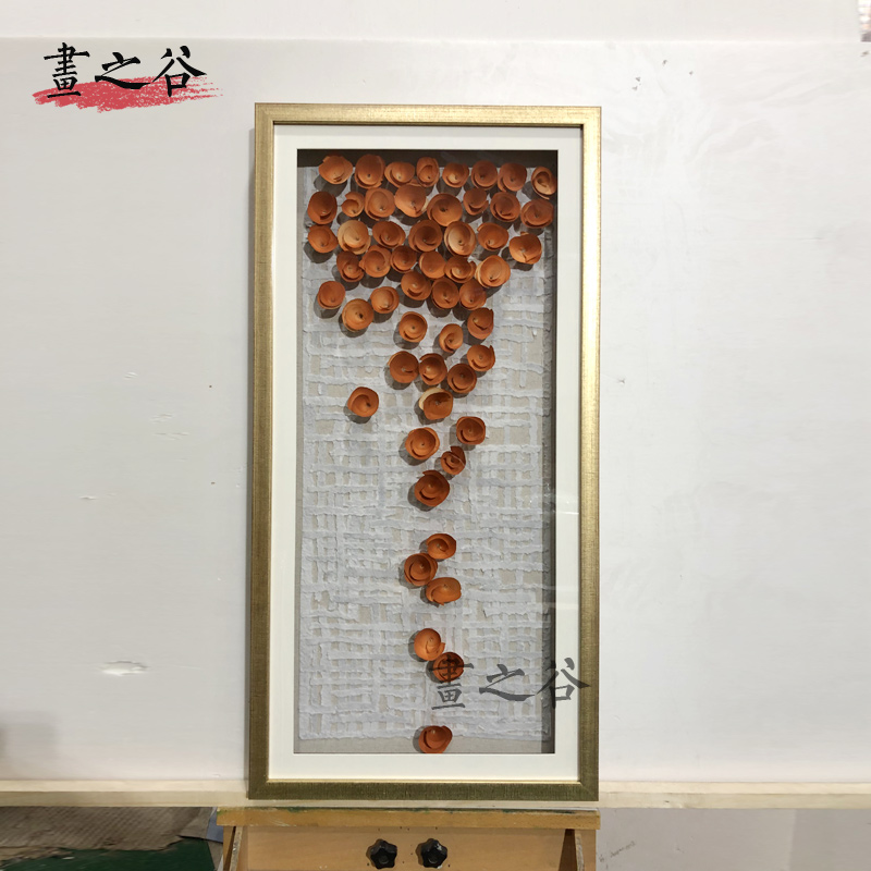 立体轻奢风样板房会所实物画