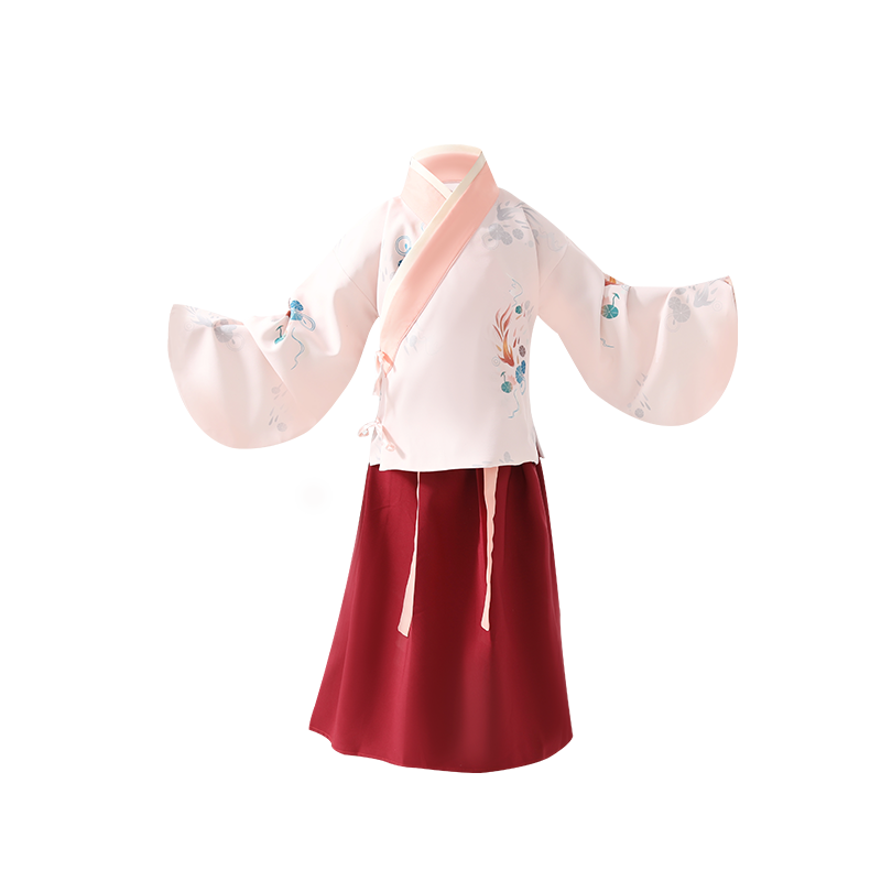 女童汉服春秋装原创明制袄裙古装