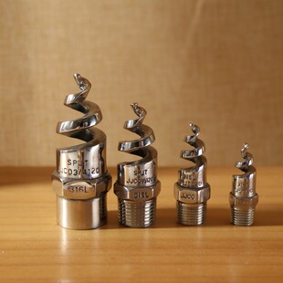 316L螺旋喷嘴 SPJT不锈钢喷头 脱硫除尘 防堵清洗  喷洒均匀