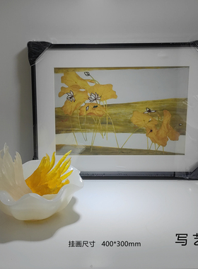 云石白玉玉石烛台香薰碗花瓶摆件套装样板间新中式书房