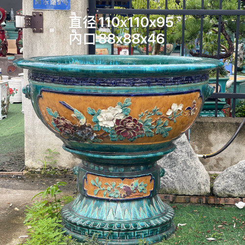 岭南盆景园石湾盆厚实透气庭院别墅院子罗汉松果树大号三角梅盆景