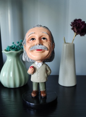 新款亚马逊跨境爱因斯坦手办摆件