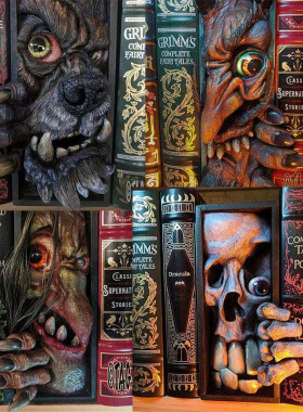 booknook恶魔书档树脂摆件书靠