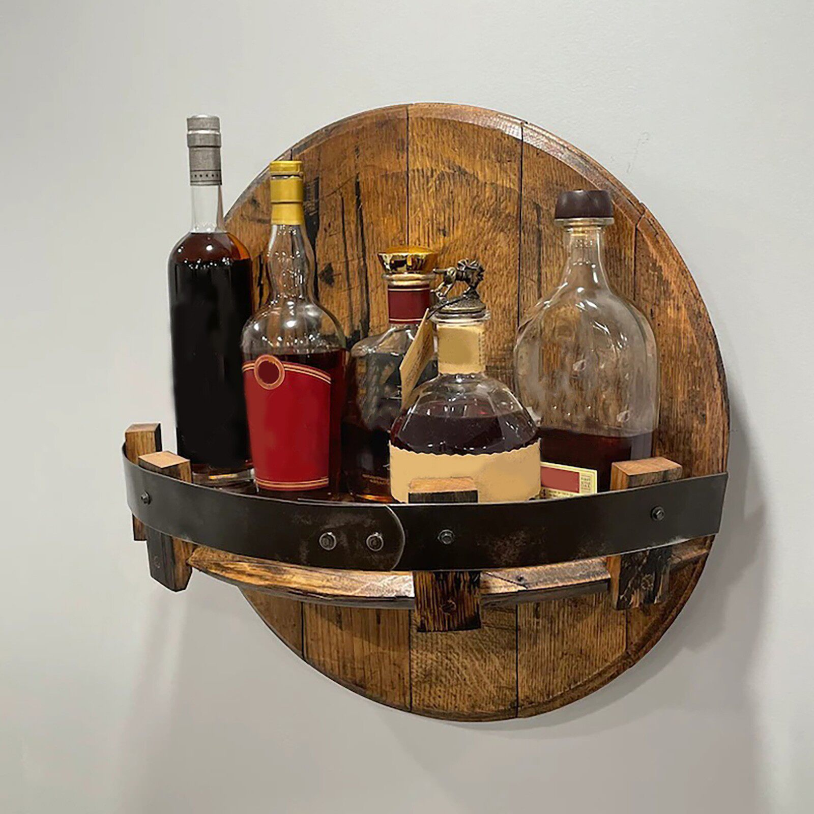 外贸手工木制酒水展示台客厅