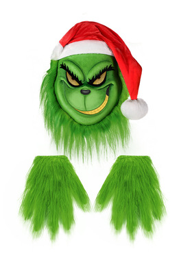 圣诞怪杰格林奇面具道具神偷跨境