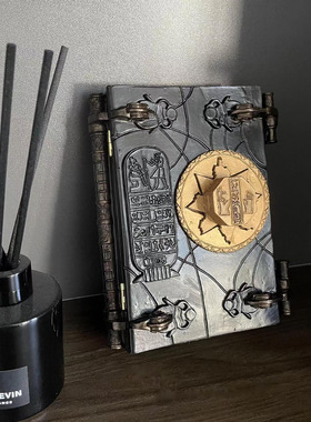 跨境 魔法书Book Of The Dead木乃伊 死亡之魔法书树脂工艺品摆件