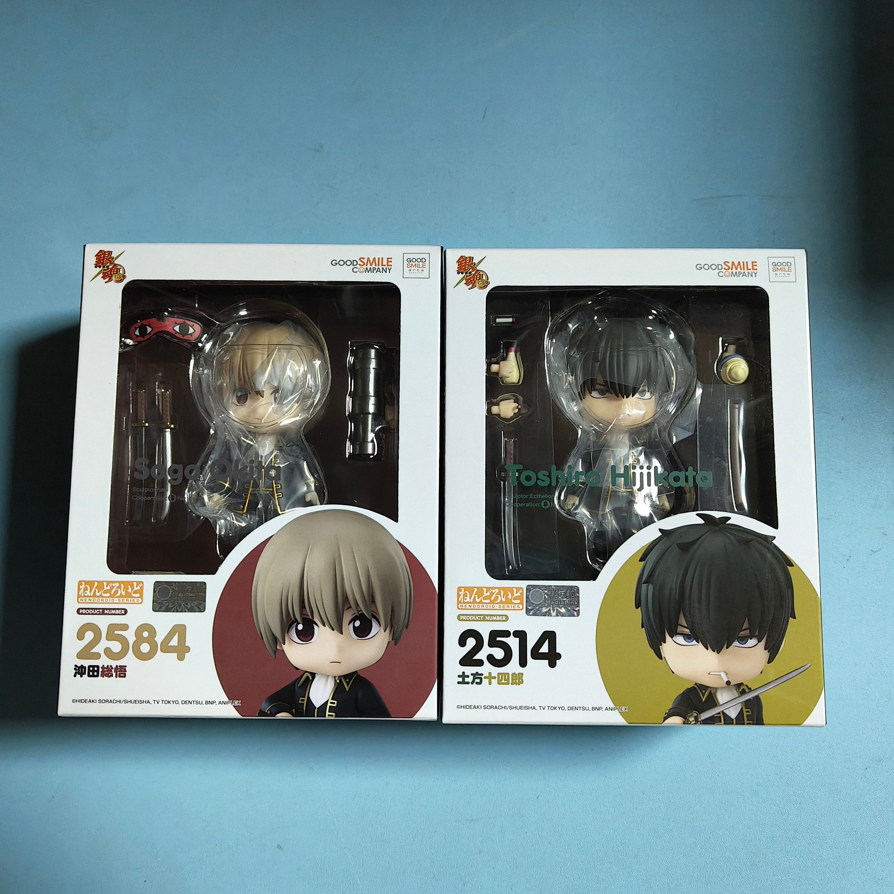 樱漫社 GSC 粘土人 银魂 土方十四郎  冲田总悟 Q版手办现货