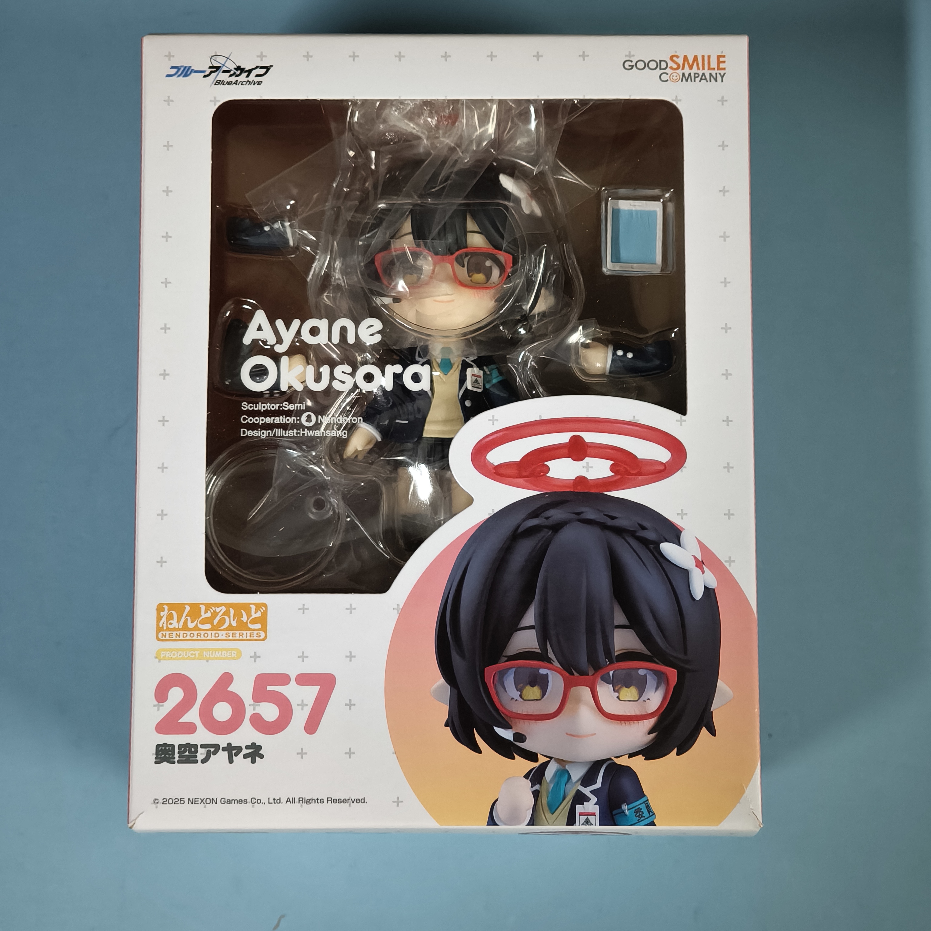 樱漫社 GSC 粘土人  2657  碧蓝 蔚蓝档案 奥空绫音 Q版手办现货