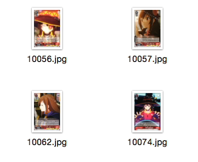 WS 黑白双翼 卡牌 素晴2  红色U卡