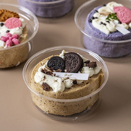 单个蛋糕卷包装盒分装打包盒