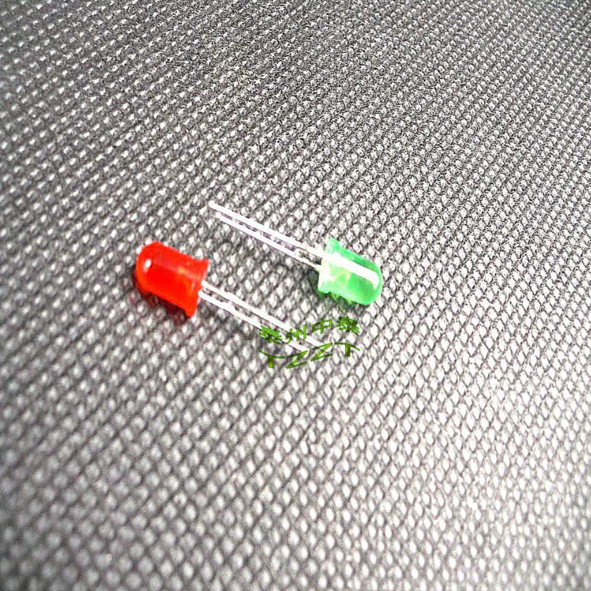 发光二极管 红或绿1只/1元 初中电学实验器材 教学仪器