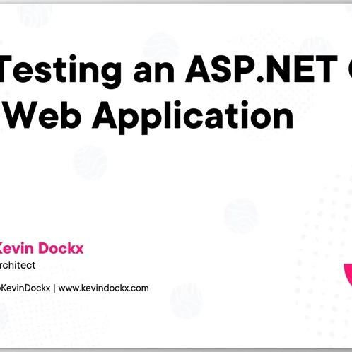 ASP.NET 核 MVC Web 应用程序进行单元测试 - Kevin Dockx