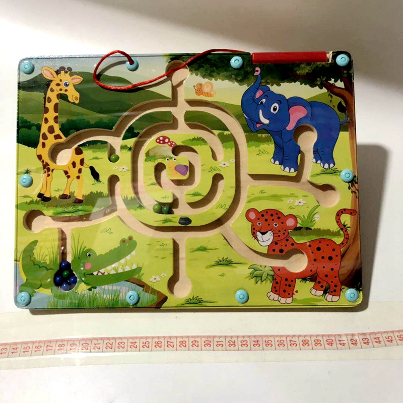 动物走珠桌面游戏专注力训练