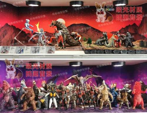 奥特曼背景图shf昭和模型手办