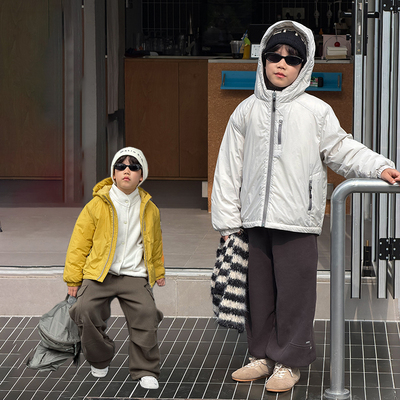 男童加厚杜邦棉冲锋衣外套棉衣