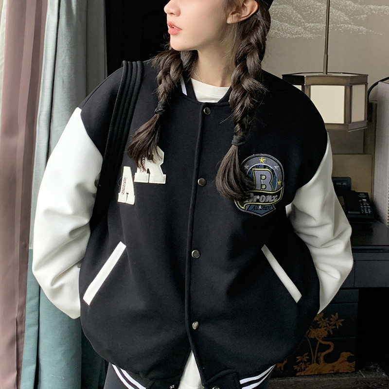 冬装90白鸭绒复古棒球服装羽绒服女韩版立领学院风P265K389,女装羽绒服,2C311