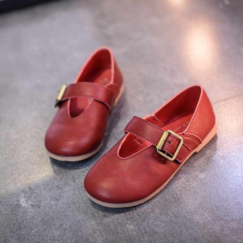 Chaussures enfants en autre ronde suture de voiture pour printemps - semelle tendon - Ref 1002883 Image 3