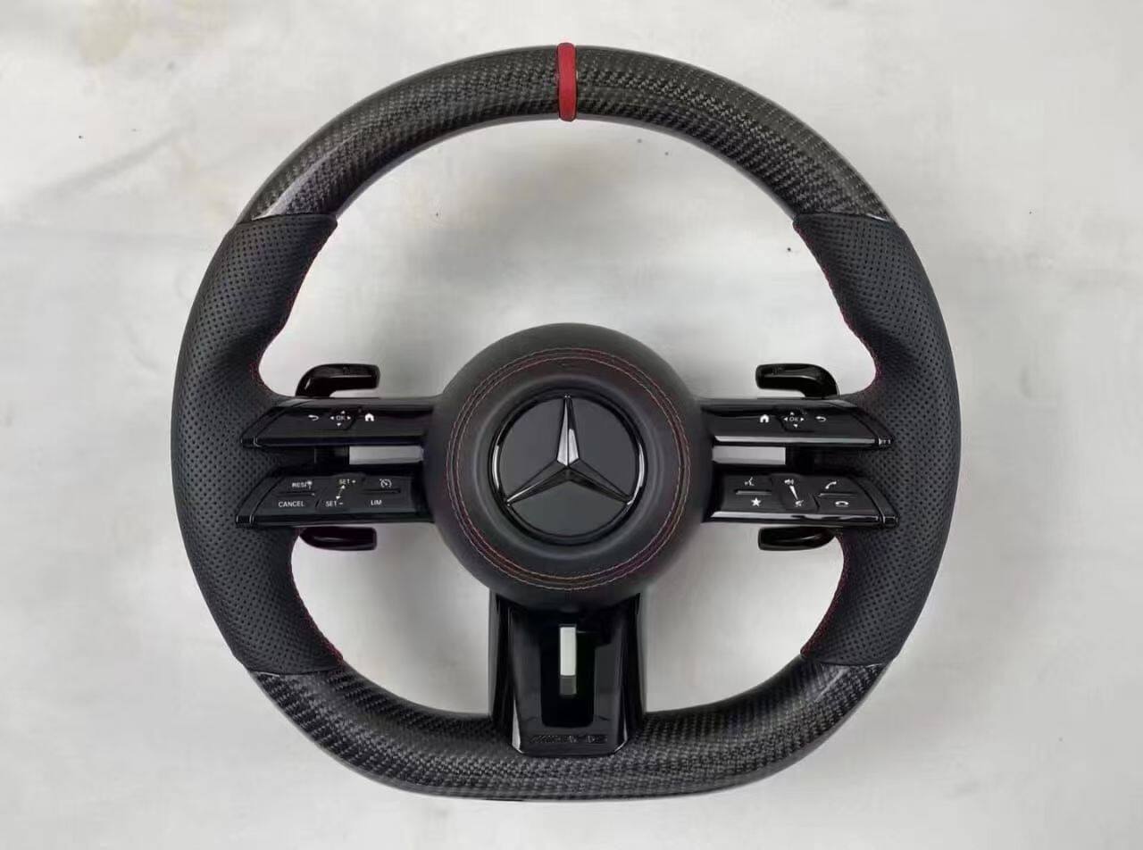 奔驰E级小蜻蜓老款改新款方向盘 E200 E300 C级 C200方向盘升级