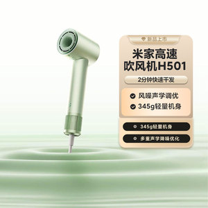 小米米家高速吹风机H501森野绿