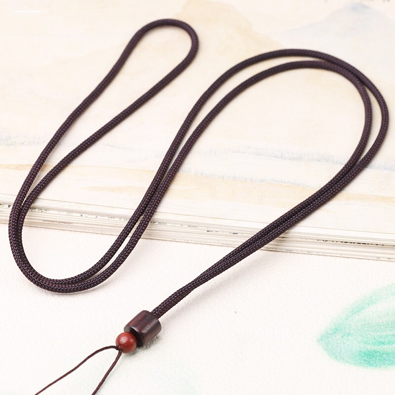 墨绿色绳吊坠挂绳手工编织简约项链挂件绳耐磨玉坠挂坠绳绳子