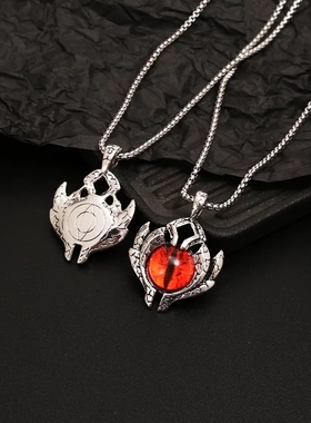 恶魔之眼项链女土耳其蓝色之眼吊坠生日礼物送女友女生日