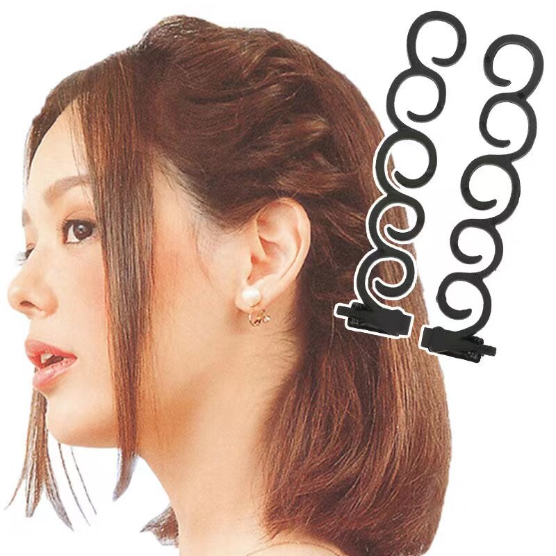 侧发编发器蜈蚣辫瀑布辫鱼骨辫盘发器懒人梳发神器美发工具造型器