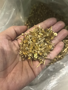 电子镀金废料贵金属边角料工厂直收实图黄金提炼废旧镀金料