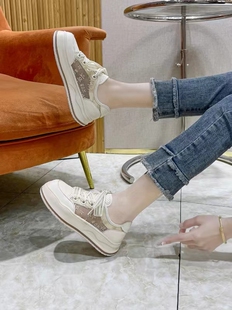 龙帝欧正品女鞋2024春季新款时尚休闲小白鞋板鞋女生百搭23618