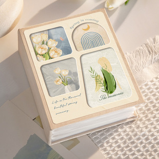 老照片存放相册本大容量插页式照片影集5寸6寸收纳34宝宝儿童相簿