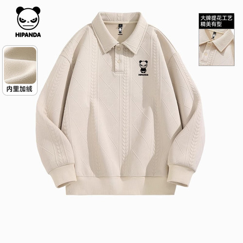 美式重磅提花卫衣Hipanda春秋款