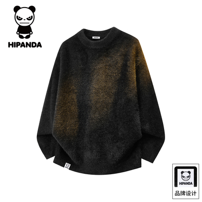 HiPanda秋冬季美式毛衣男士新款
