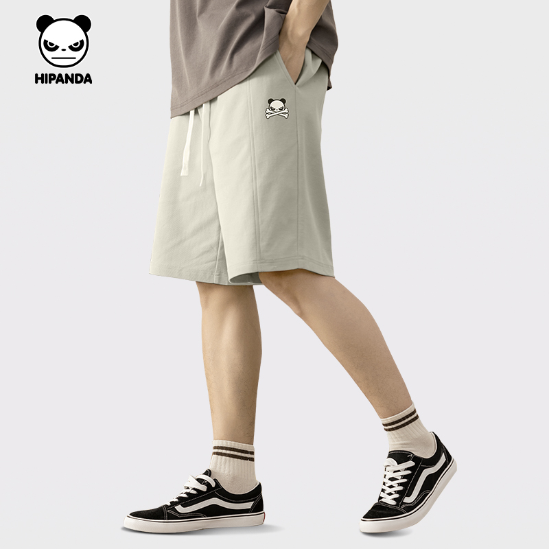 Hipanda你好熊猫高定索罗娜运动短裤男2026夏季潮牌凉感五分裤,男装,短裤,淘宝优惠券,粉丝福利购,淘宝优惠卷