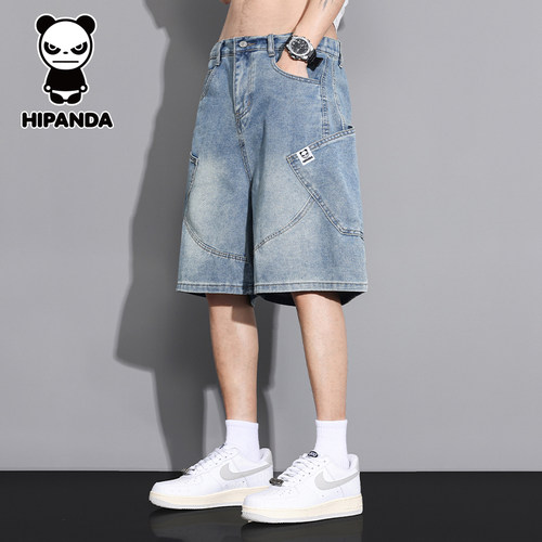 HiPanda夏季薄款工装短裤男士