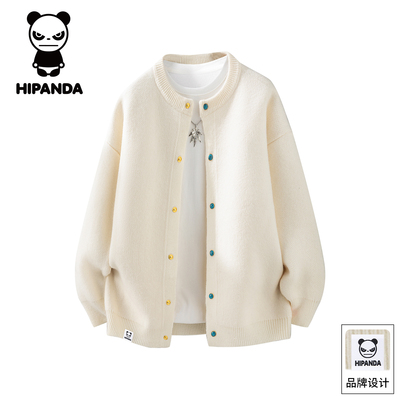 HiPanda秋冬季开衫毛衣男士