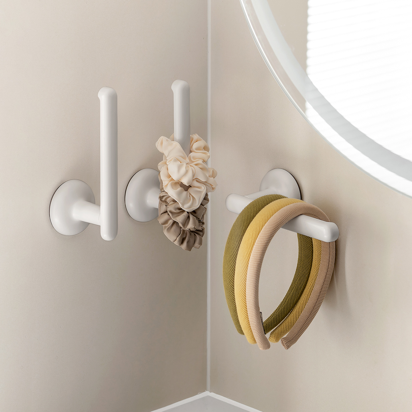 发圈帽子收纳发饰收纳盒门厅发箍神器挂钩吸盘项链饰品手链头绳