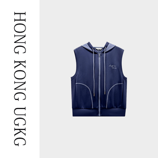 73253SJ068 百搭背心马夹 香港UGKG中年妈妈洋气马甲女春秋季 短款