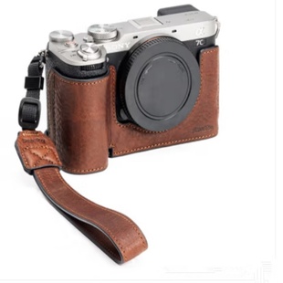 索尼a7c2保护套相机包zve10皮套a6700底座配件套装