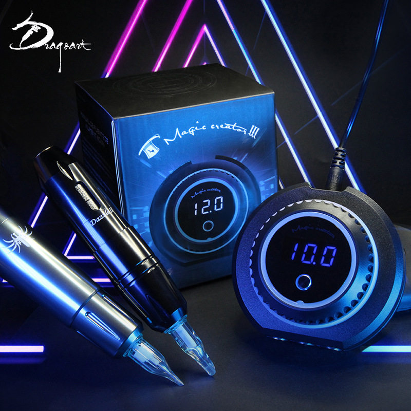 纹身电源纹身笔机器兼容线圈机马达机一体机电流仪变压器稳压器