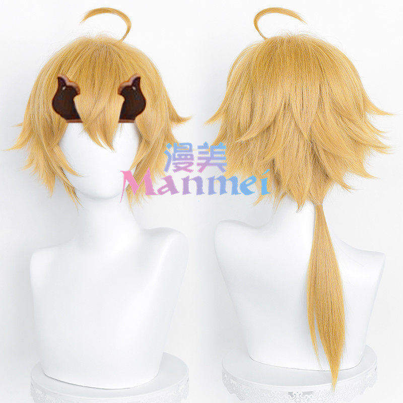 漫美 原 托馬 神 cos假發 稻妻城 打毛工藝頭頂 反翹易造型小辮子在類目 模玩/動漫/周邊/cos/桌遊, Cosplay服飾/道具/服務, COSPLAY配件/道具/人偶服中 - 來自Buy2taobao.com提供專業的淘寶代購服務