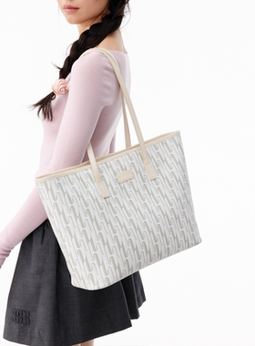 HEBAOBAO托特包新款女包高级感单肩包海浪大容量通勤子母包