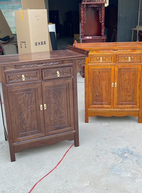 老榆木贡品桌佛台供桌实木菩萨佛桌财神佛堂神台供佛柜供奉桌案几